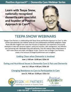 Positive Approach: Changing Resistance to Care to Participation in Care @ Online