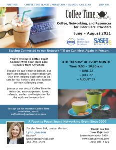 SASH Realty & Senior Home Sale Services Coffee Time @ Zoom