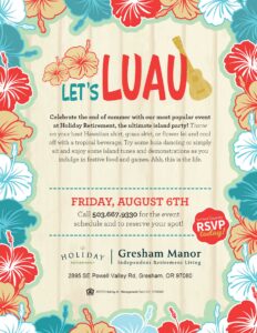 LET'S LUAU @ Gresham Manor